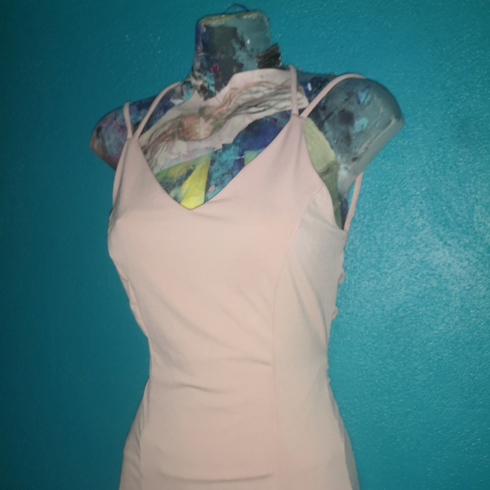 ⭐sale Streetwear society light pink backless mini